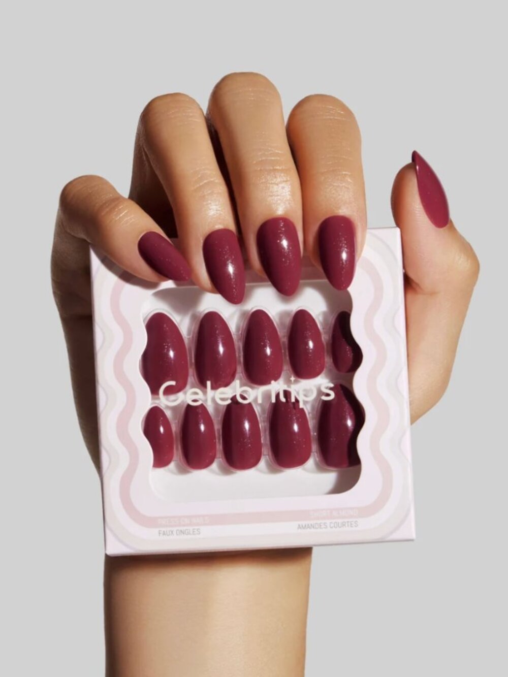 Raspberry Glaze - Celebretips - Press On Nails